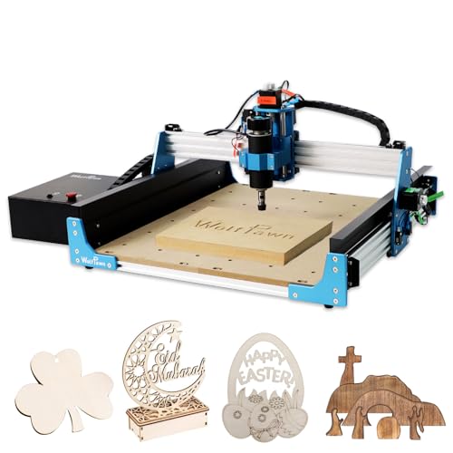琉KING WolfPawn CNC Router Machine 4040 pro All Metal 3 Axis with Steel